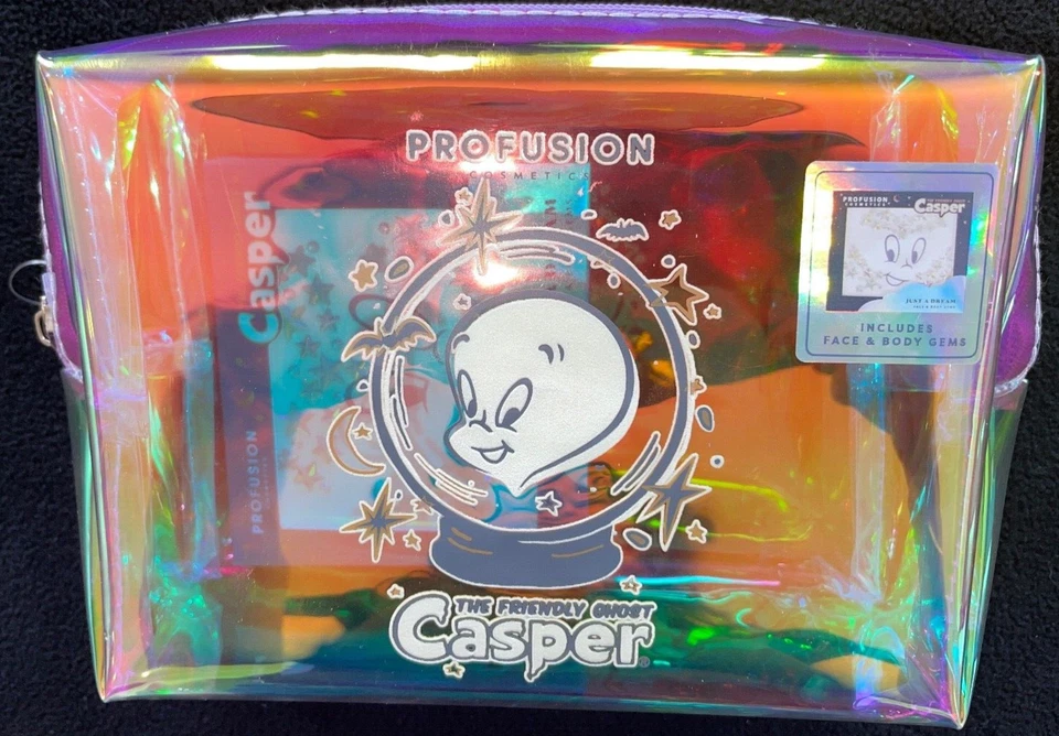 PROFUSION  X Casper Ghost 5 Piece Bag sponge Brush Faux Mink Lash Set Lip Topper - Image 2 of 4