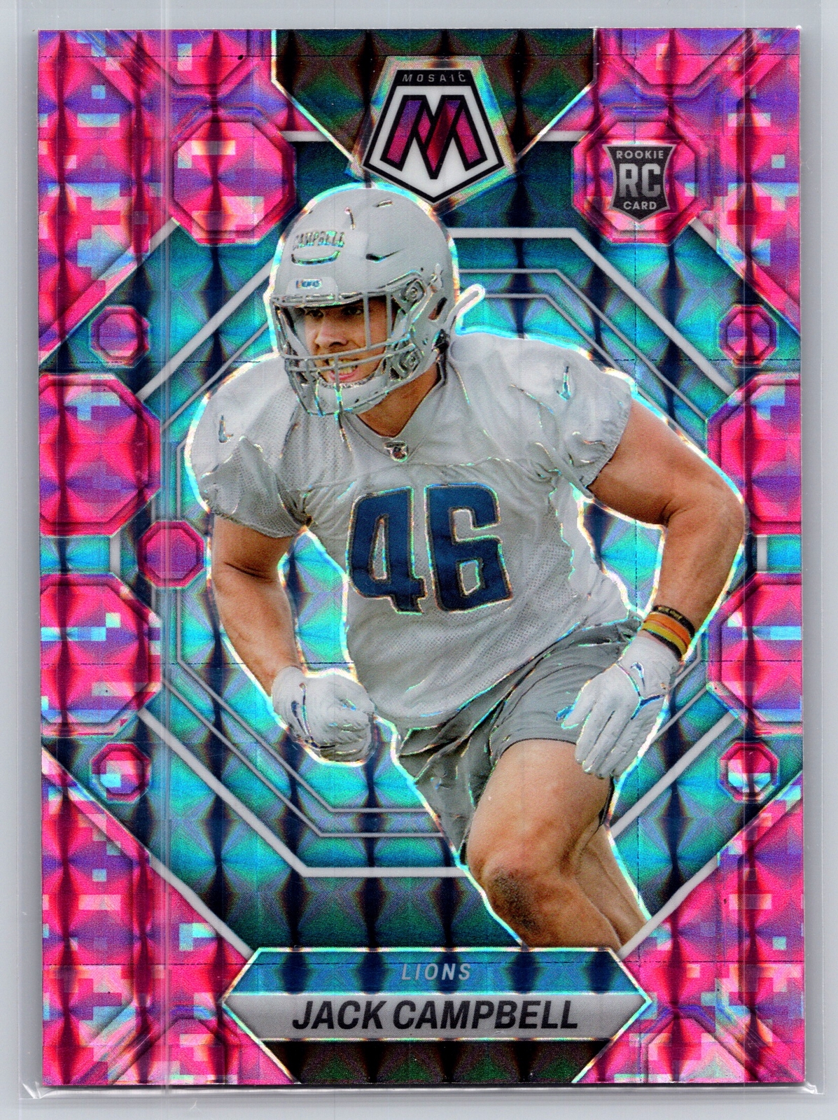 Jack Campbell Panini Mosaic #323 Camo Pink