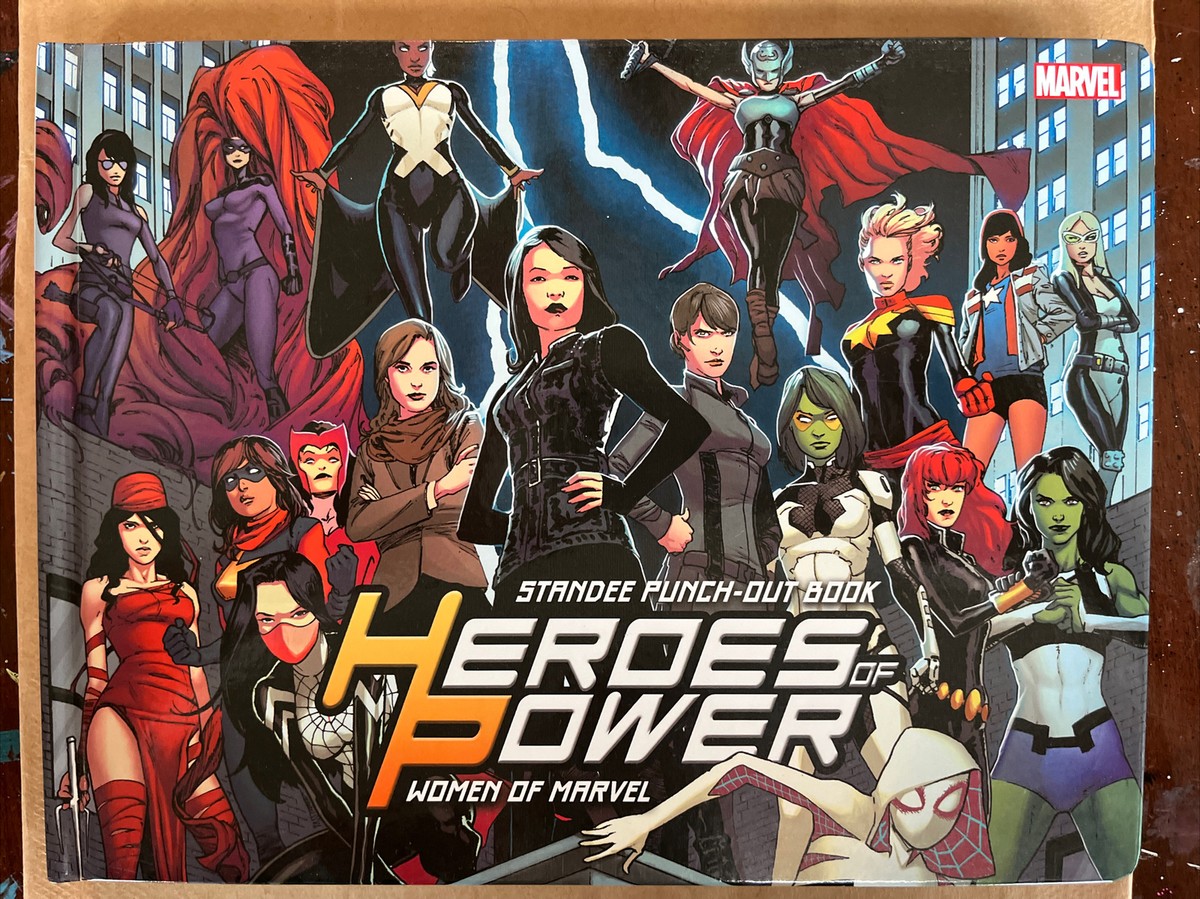 Heroes of Power: the Women of Marvel : Standee Punch-Out Book by