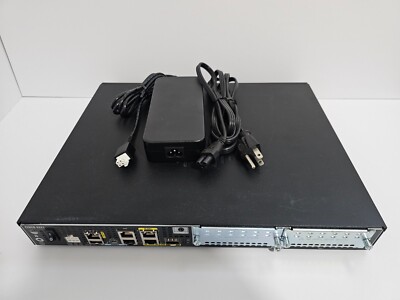Cisco ISR4321-AXV/K9 CUBE-10, APP, SEC and PVDM4+UC Lic w/ Power Supply
