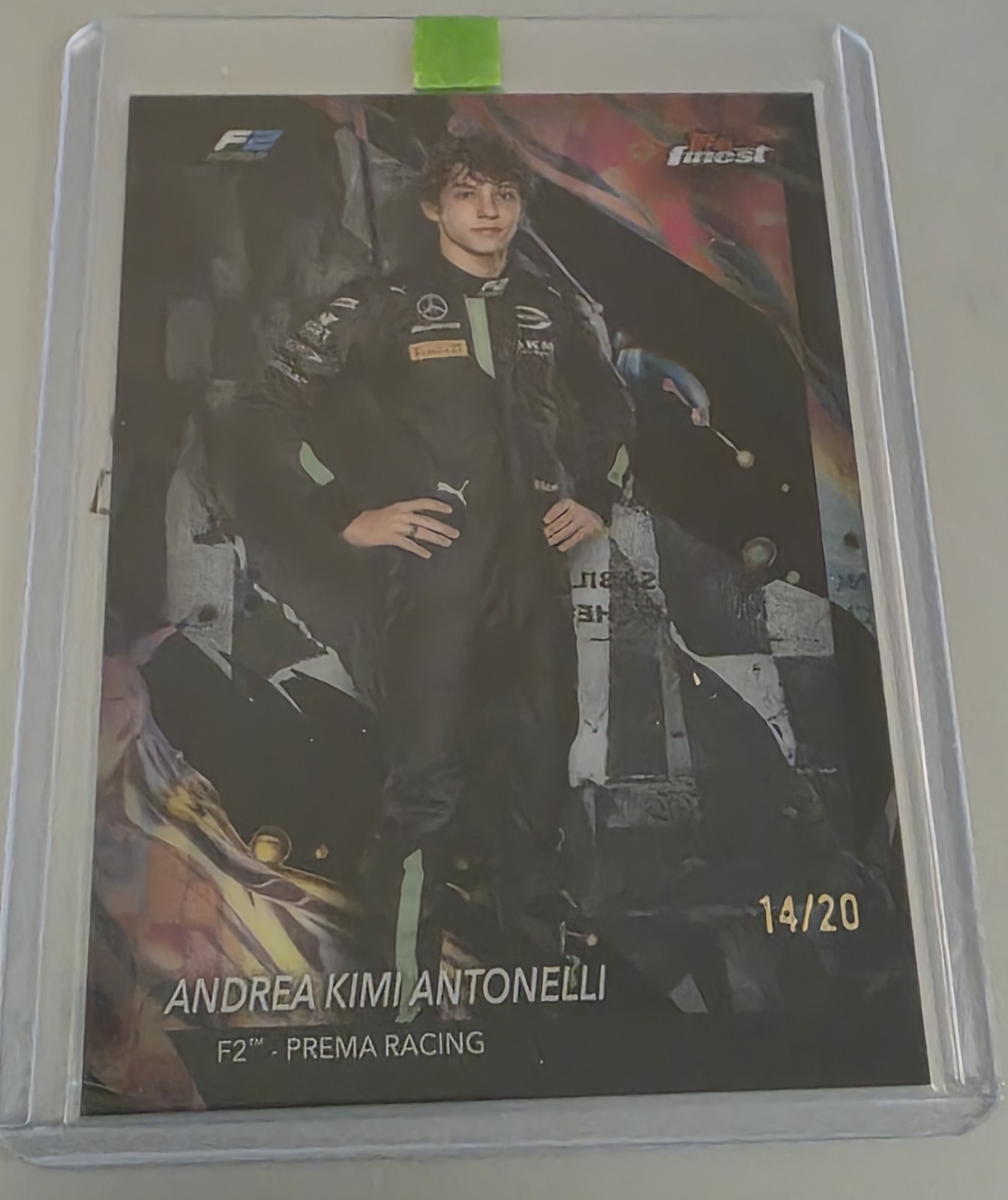 2024 Topps Finest Formula 1 F1 Andrea Kimi Antonelli #122 Uncommon # 14/20 RARE!