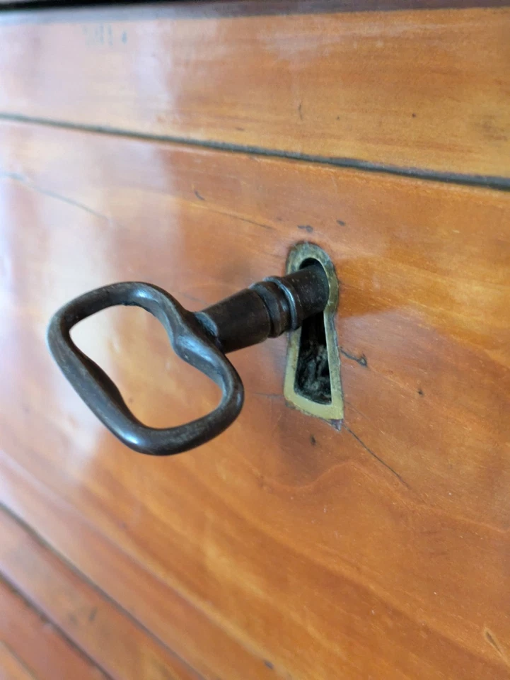 Secrétaire à Abattant Antico in Legno, Stile Impero / Restaurazione, Ribalta - Immagine 2 di 4