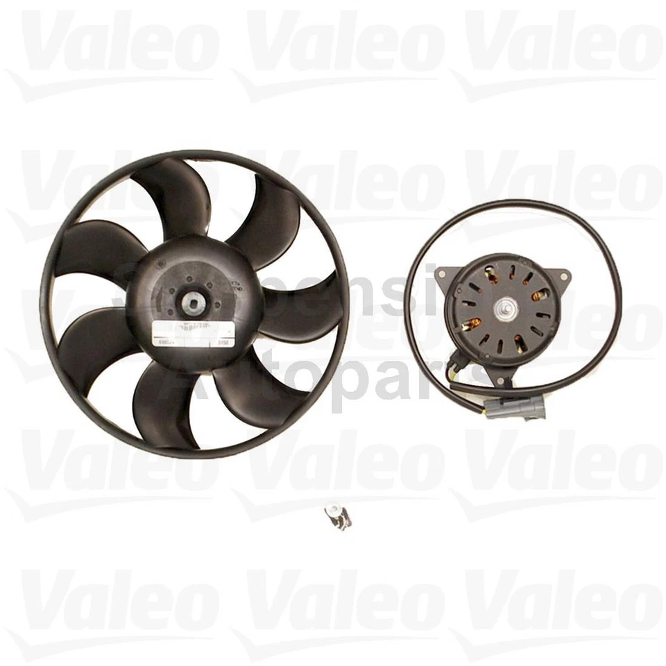 Ventilador auxiliar del motor Valeo para Mercedes-Benz ML320_S 2000 2001 2002 2003 Foto 3 de 4