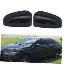 Black Side Mirror Cover Caps for Toyota Corolla 2014-2019 - w/Signal Lamp