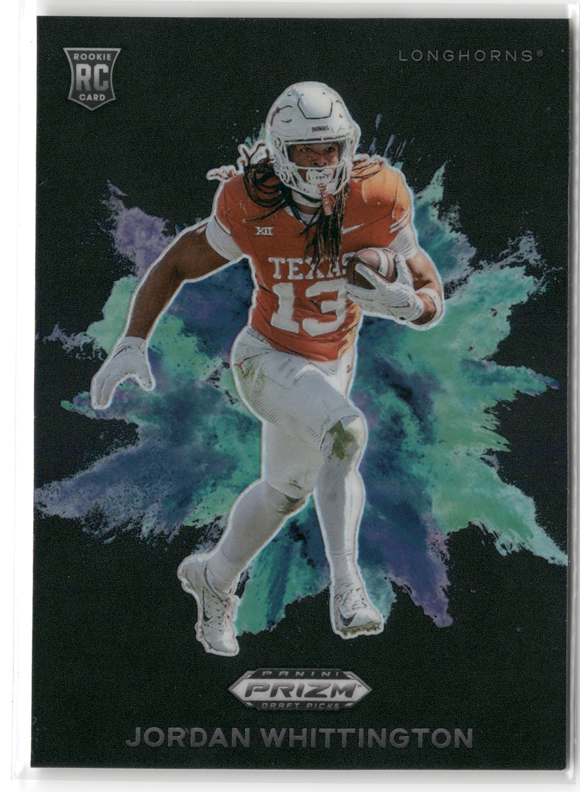 2024 Panini Prizm Draft Picks Jordan Whittington Colorblast Black #CB-22
