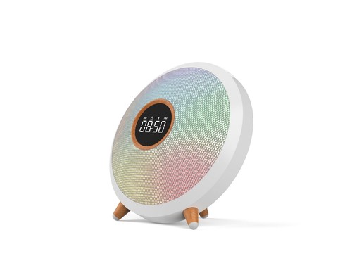 Night Light Digital Clock Super Bass Wireless Bluetooth Speaker Colourfull RGB l - Picture 4 of 12