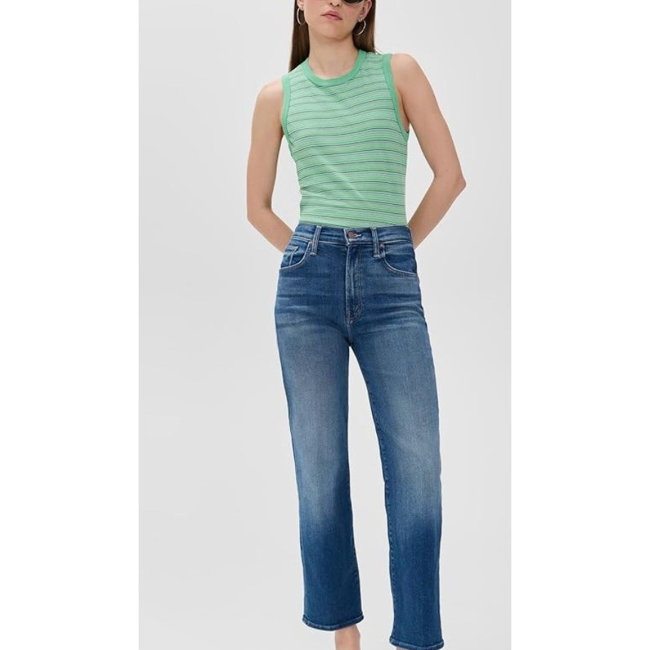 Mother Denim The rambler zip ankle Jeans Blue Medium Wash Size 29
