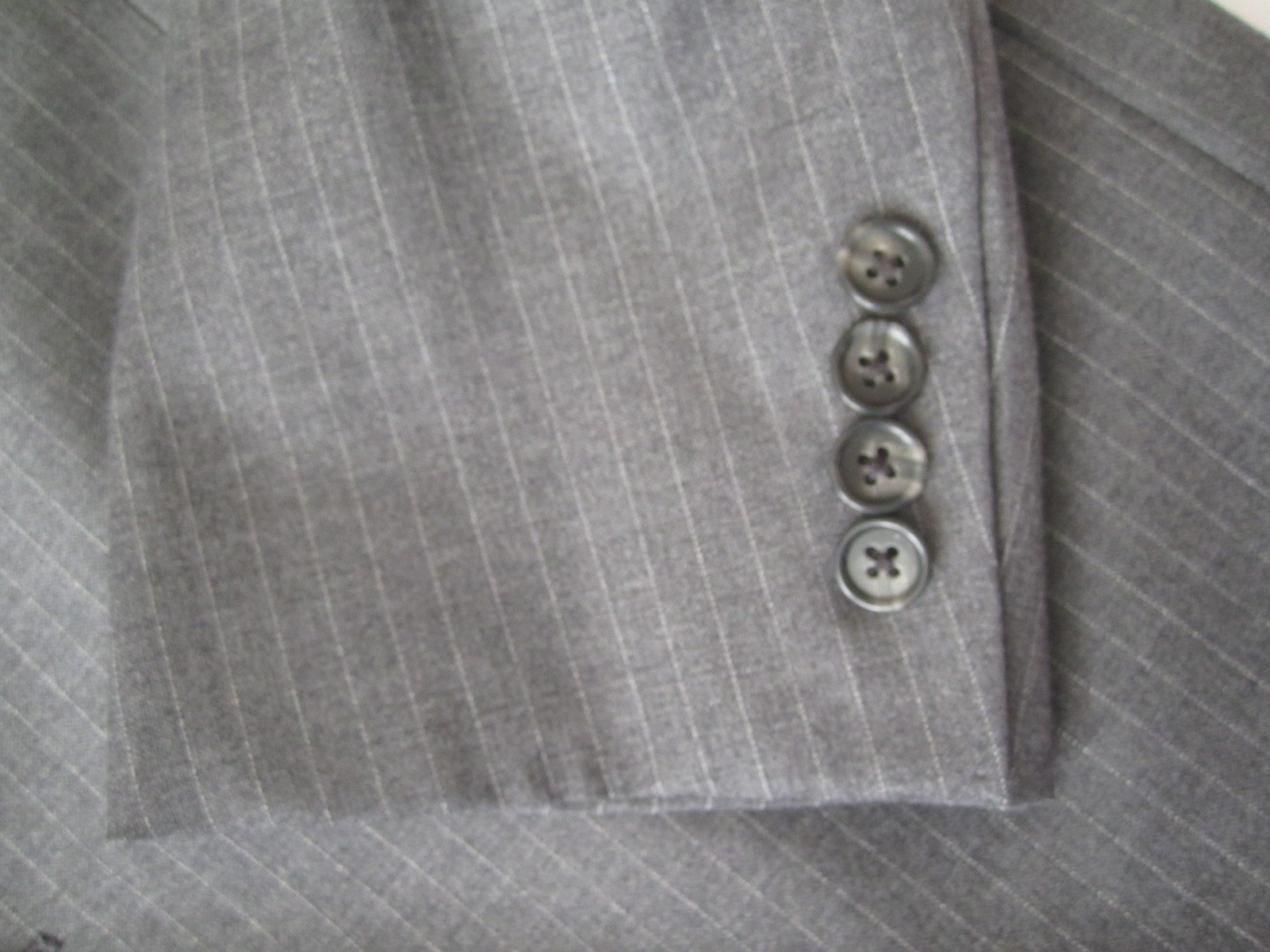 Men Brooks Brother 1818 Regent Fit Wool Stripe Button Blazer Jacket Sz 44(MJ48) thumbnail 6