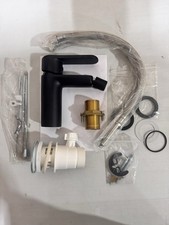 5.5 Single Handle Black Sink Faucet 2.5 Drain / i4F