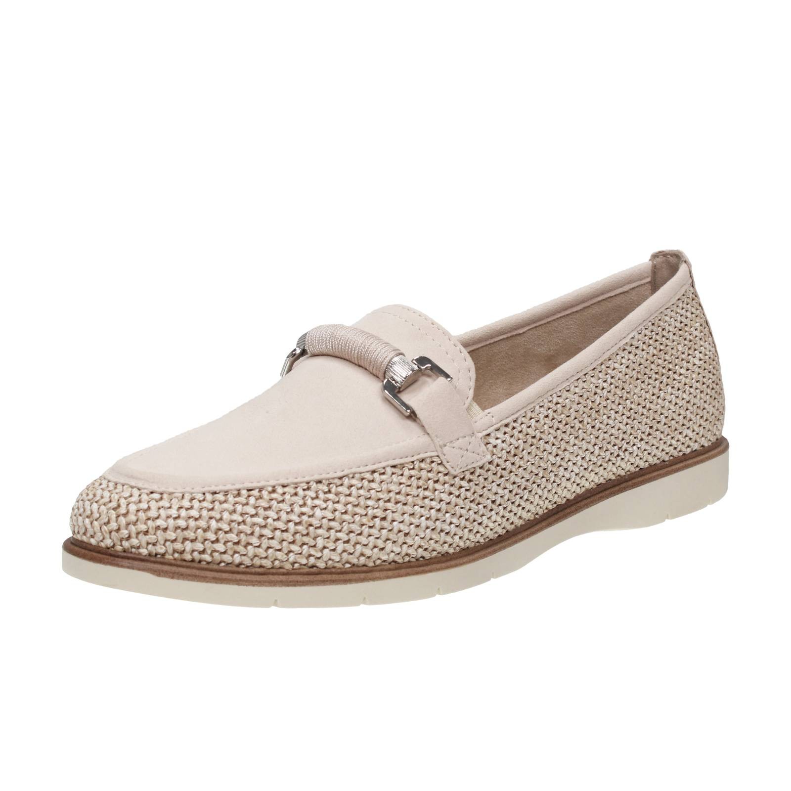 Tamaris Halbschuhe aus Wildleder und Stoff beige - Gre 40 251 cm Damenschuhe 17290₽