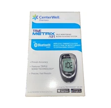TRUE METRIX AIR BLOOD GLUCOSE METER KIT + 100 FREE LANCETS NEW SEALED BOX