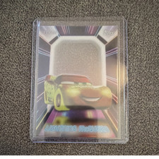 Topps Pixar Cars Lightning McQueen Illuminated Neon Lights Trading Card MPL-13