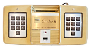 Programador de TV para el hogar RCA Studio II de colección 1977 consola 5 juegos integrados raro