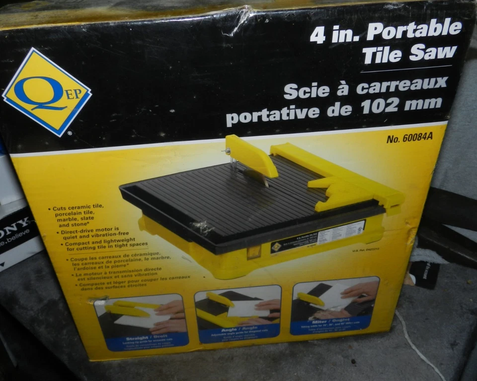 Portable Tile Saw New QEP 4 in. - Image 3 of 4