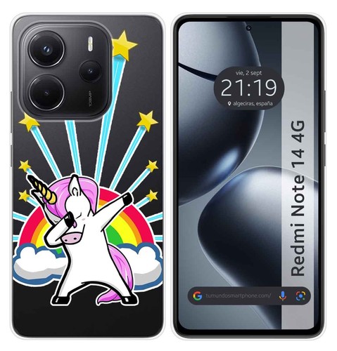 Custodia In Gel Trasparente Per Xiaomi Redmi Note 9T 5G Design Giraffa