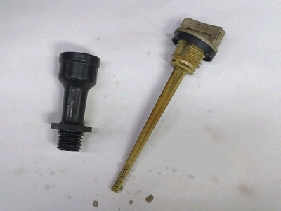 #ad Genuine Honda HRR216 Oil Dipstick Filler Tube amp; Seal Washer Assembly GCV160 $22.95