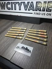 Vtg Louisville Slugger H&B MLB Lot 10 Mini Plastic Bat Dodgers Astros Expos Mets