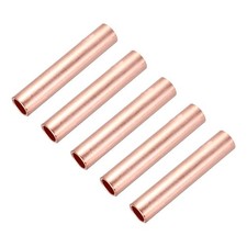 Red Copper Non Insulated Butt Connectors 5 PCS GT-50 1/0 AWG Crimp Terminal