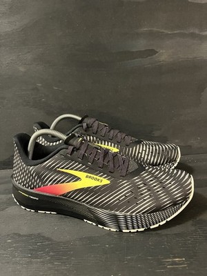 Brooks Hyperion Tempo Mens Size 9.5 Running Shoes Sneakers Black Pink Yellow