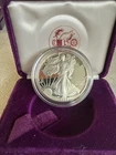 1988 S Proof $1 American Silver Eagle Dollar W/OGP & COA