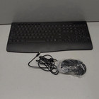 MK228 RGB Backlit Wireless Keyboard & Mouse Combo Black Ergonomic Wrist Rest — photo 1