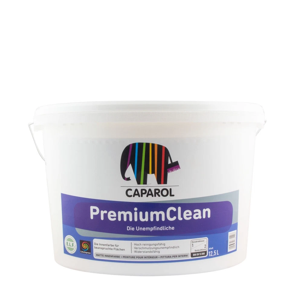Caparol PremiumClean 12,5L weiß, reinigungsfähige Innenbeschichtung - Bild 1 von 1