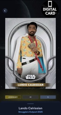 10cc Lando Calrissian Black Galactic Antiquities Base Star Wars Card Trader