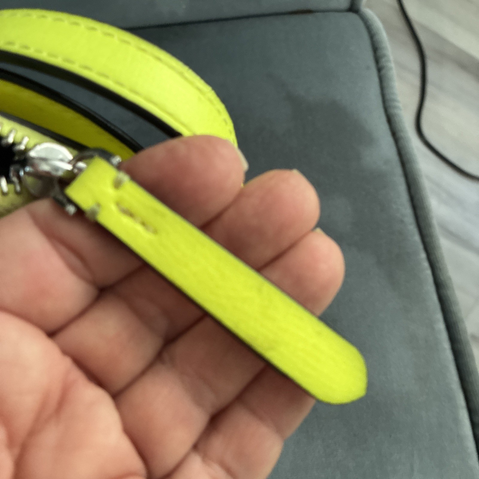 KATE SPADE HOLLIE GEO CLOVER DOME CROSSBODY  HANDBAG YELLOW BLACK WHITE thumbnail 9