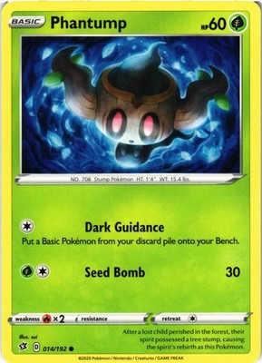 SWSH02: Rebel Clash #014/192 Phantump