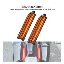 Luz trasera LED de freno de fascia para guardabarros trasero apta para Harley CVO Road Glide 14-24