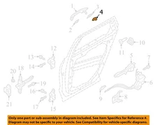 HYUNDAI OEM 20-25 Palisade Rear Door Lock Hardware-Handle Cover 83662S8000