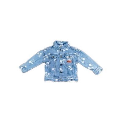 Disney MICKEY MOUSE Sz 2T Denim Jeans Jacket Button Front Child C35-19