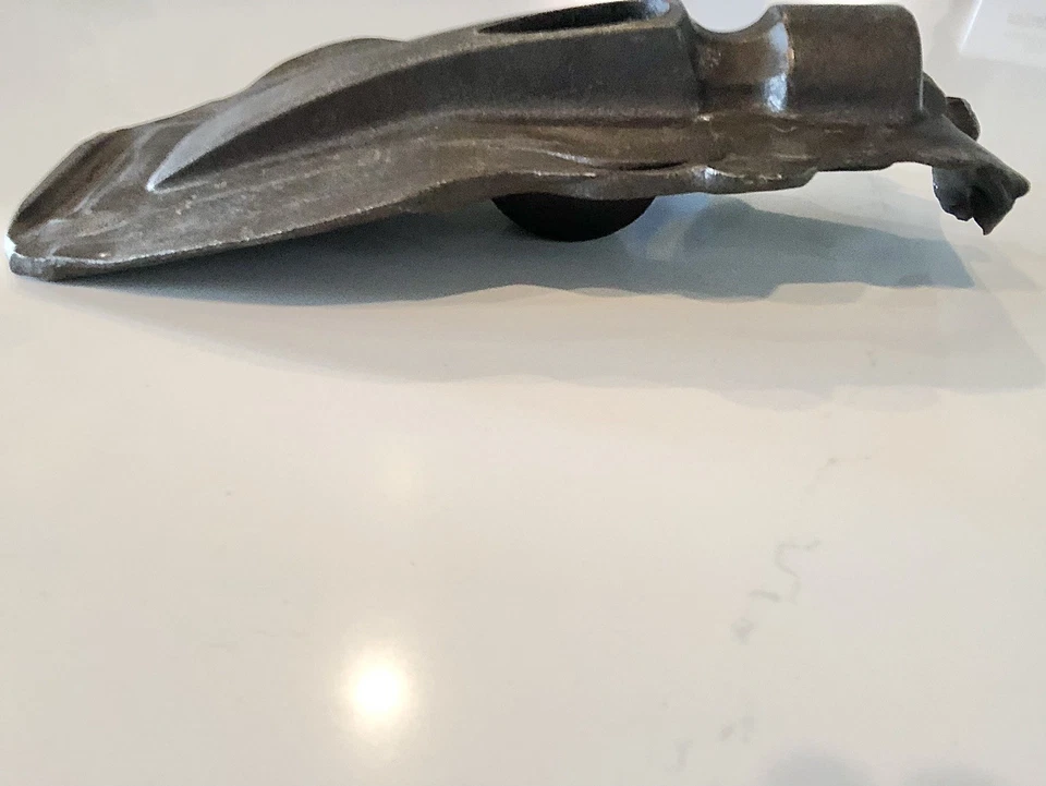 20 世纪 20 年代金属锤锻造,古董工具爪锤头,锻造模具罕见 — 第 4/4 张图片