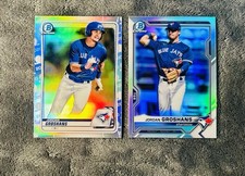 Jordan Groshans 2020 & 2021 Bowman Draft Silver Refractor