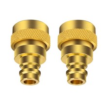 1 Pair Brass R134A to R1234YF Quick Couplers Adapter High Low Side Connection