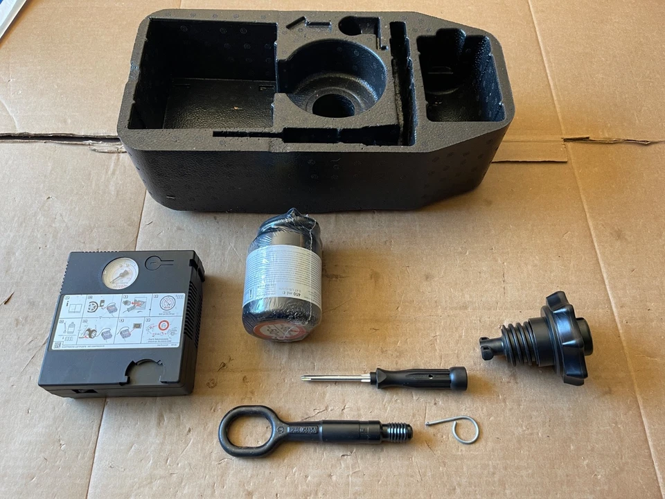 大众奥迪 JETTA 轮胎维修套件压缩机密封剂轮胎适合系统原始设备制造商 — 第 2/4 张图片