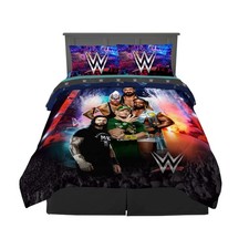 Wwe Bedding Set Full Size 5 Piece Reversible Comforter Sheets Pillowcases