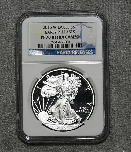 2015-W American Silver Eagle Proof-Early Releases - NGC PF70 Ultra Cameo