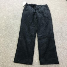Brooks Brothers Pants Mens 33x32 Black Corduroy Regular Casual Straight Leg