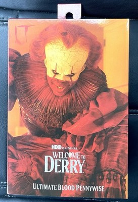 NECA IT Pennywise Welcome To Derry Ultimate Blood Pennywise Figure