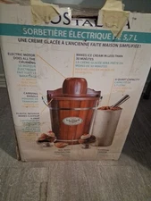 Nostalgia Electrics ICMP600WD 6 qt. Ice Cream Maker