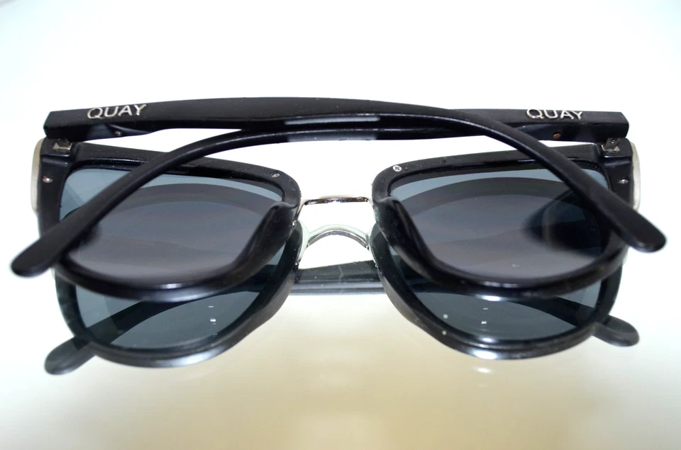 Gafas de sol Quay "My Girl" ojo de gato negras/plateadas 126 Foto 3 de 4