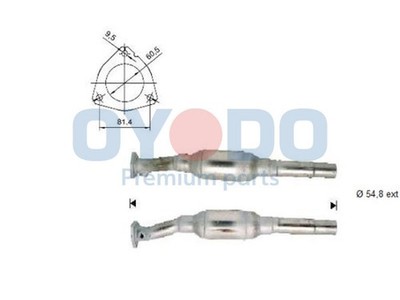 Katalysator Oyodo 10N0094-OYO für VW SHARAN 7M8 7M9 7M6 CORRADO 53I G60 20V VR6