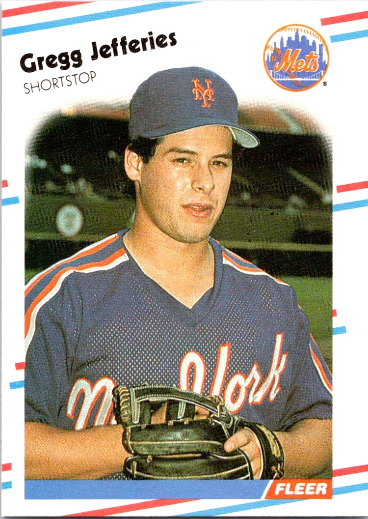 1988 Fleer - Gregg Jefferies #137 RC - Near Mint or Better