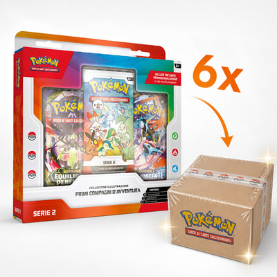Pokémon Erste Abenteuergefährten Serie 2 SEALED CASE SEALED ITA VORVERKAUF 