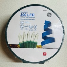 GE StayBright 300 Count Warm White LED Miniature Christmas String Lights 847975
