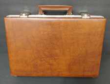 Vintage Savoy 30 Cassette Tape Briefcase Retro Storage Case Brown 14 x 9.5 x 3