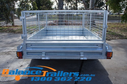 8X5 HOTDIP GALVANISED FULLY WELDED TIPPER BOX TRAILER WITH 600mm REMOVEABLE CAGE - Picture 4 of 12