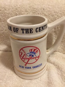 yankees beer stein
