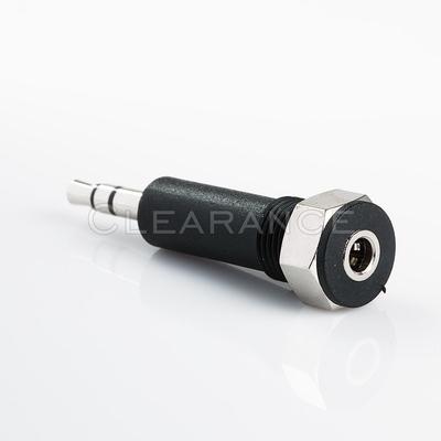 PANEL-FLUSH MOUNT AUX JACK 3.5mm Female to Male 3.5mm